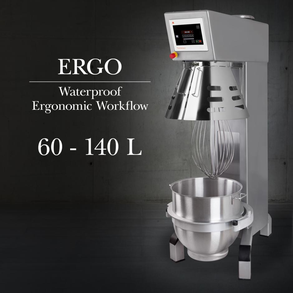 ERGO Serie - Ergonomic Water Proof Workflow - 60-140 liter BJØRN røremaskiner