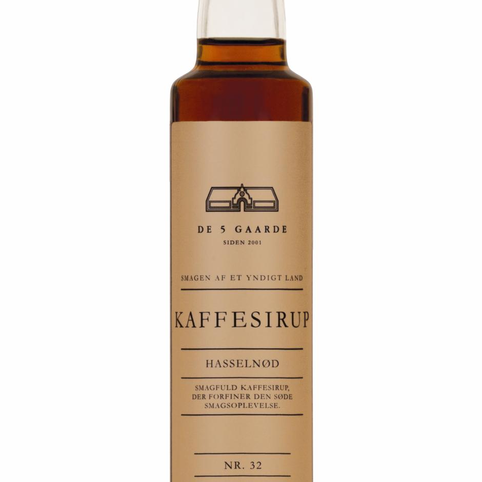 DE 5 GAARDE Kaffesirup Hasselnød