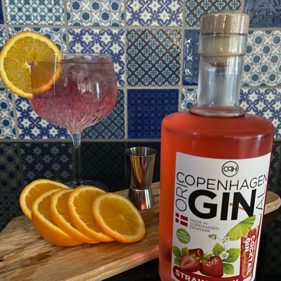Strawberry Sunshine cocktail gin CPH
