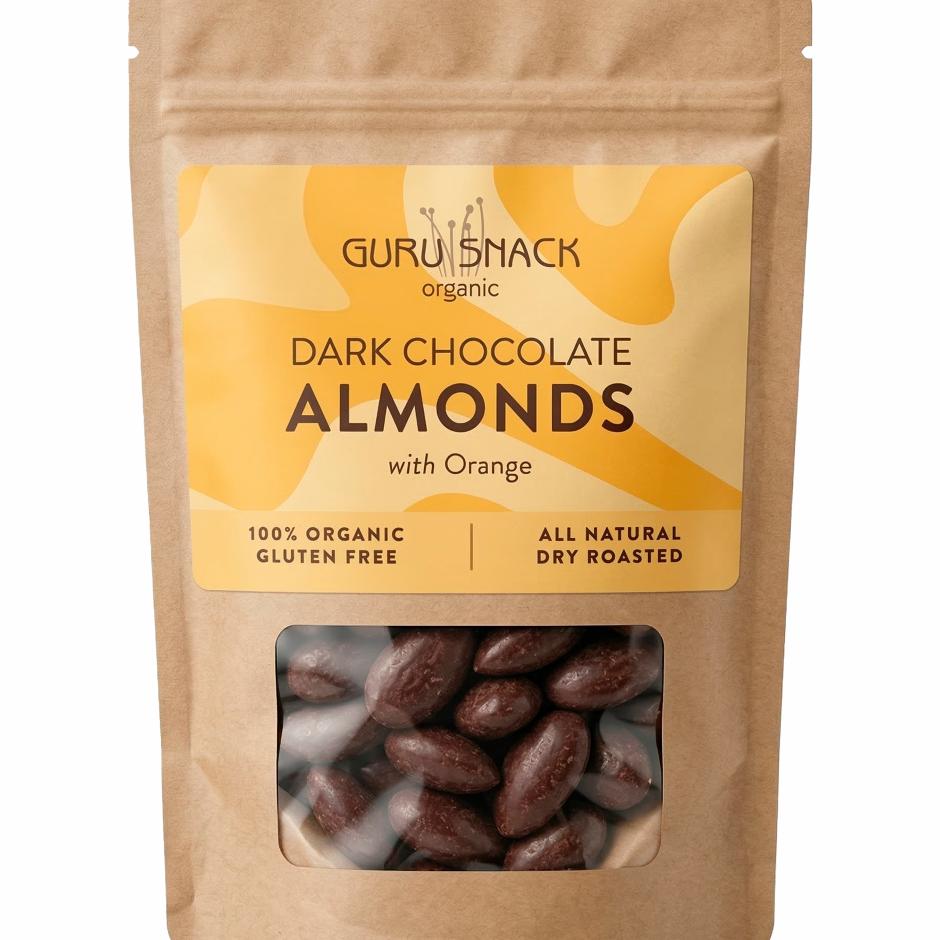 Dark Chocolate Almonds with Orange