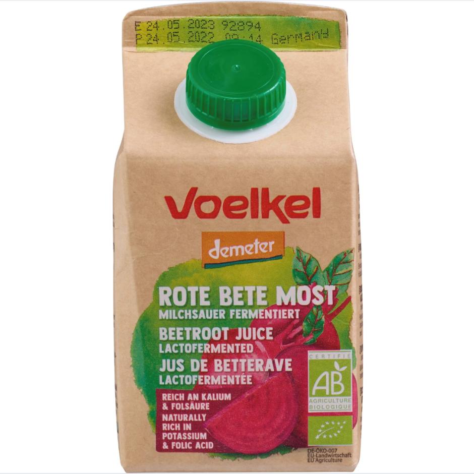 Beetroot juice, fermented with lactic acid