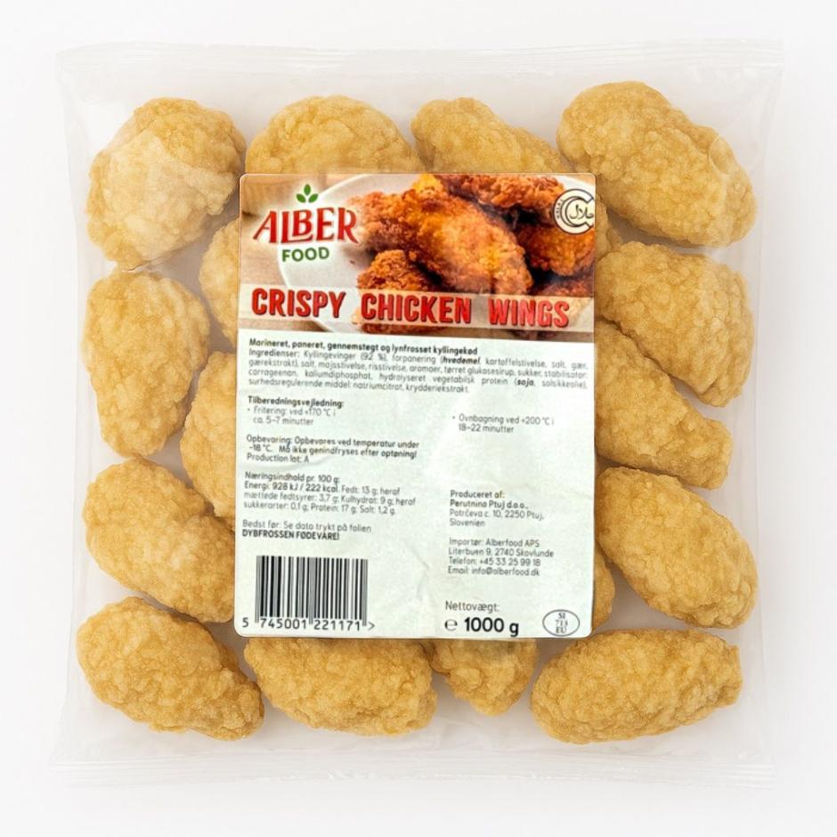 Alber Chicken crispy wings IQF 10x1kg