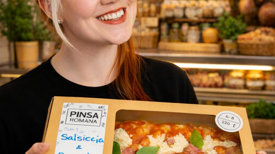 Hannah Grant fester med Dencon Foods søndag