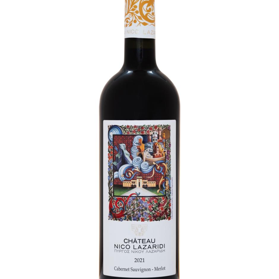 Chateau Nico Lazaridi red wine 2021