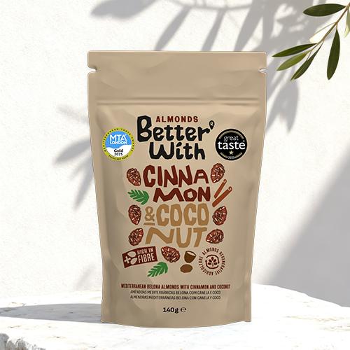 ALMONDS BETTER WITH CINNAMON & COCONUT