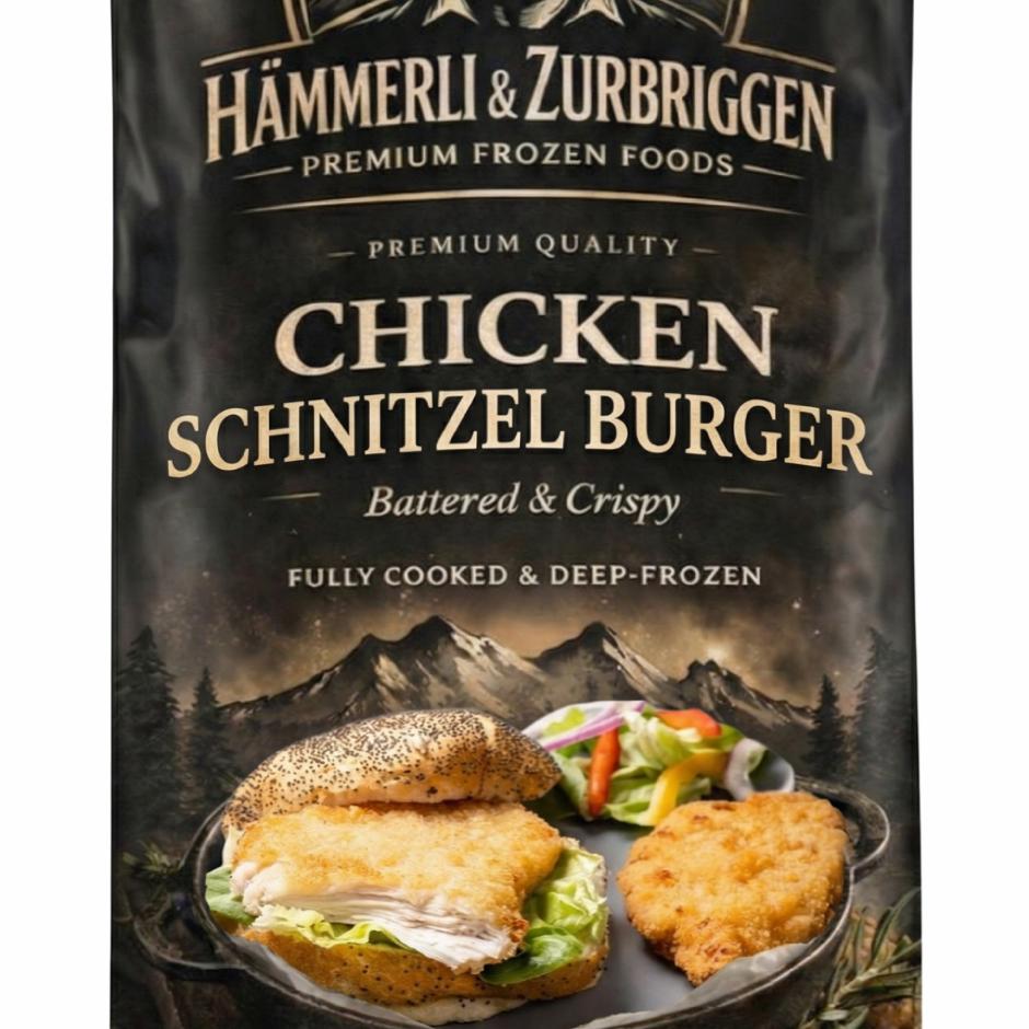 Chicken Schnitzel Burger - Battered & Crispy