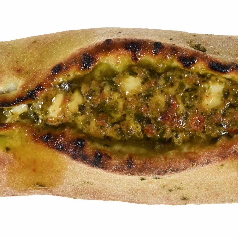 Italiensk håndlavet vegetarisk pizzotto