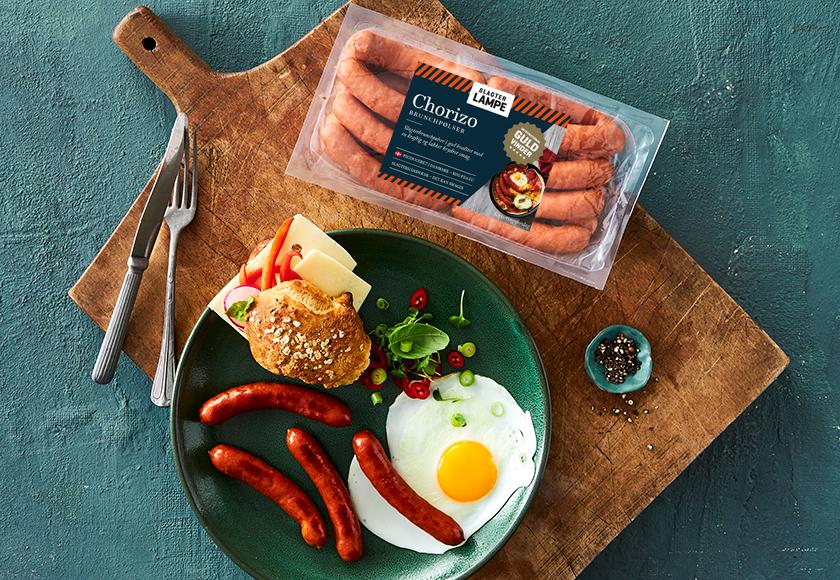 Chorizo brunchpølser